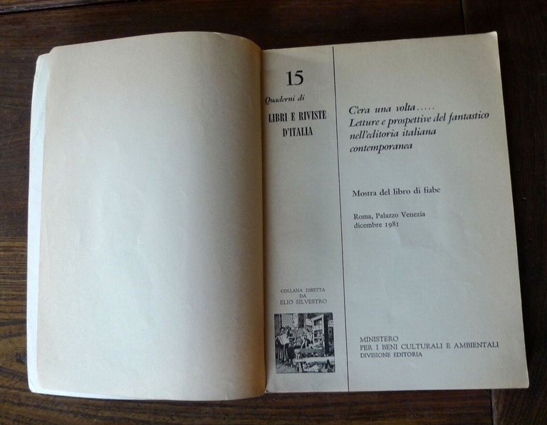 LETTURE E PROSPETTIVE DEL FANTASTICO NELL'EDITORIA ITALIANA,1981[MOSTRA,FIABE