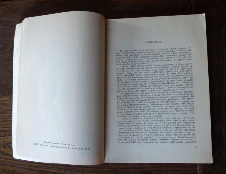 LETTURE E PROSPETTIVE DEL FANTASTICO NELL'EDITORIA ITALIANA,1981[MOSTRA,FIABE