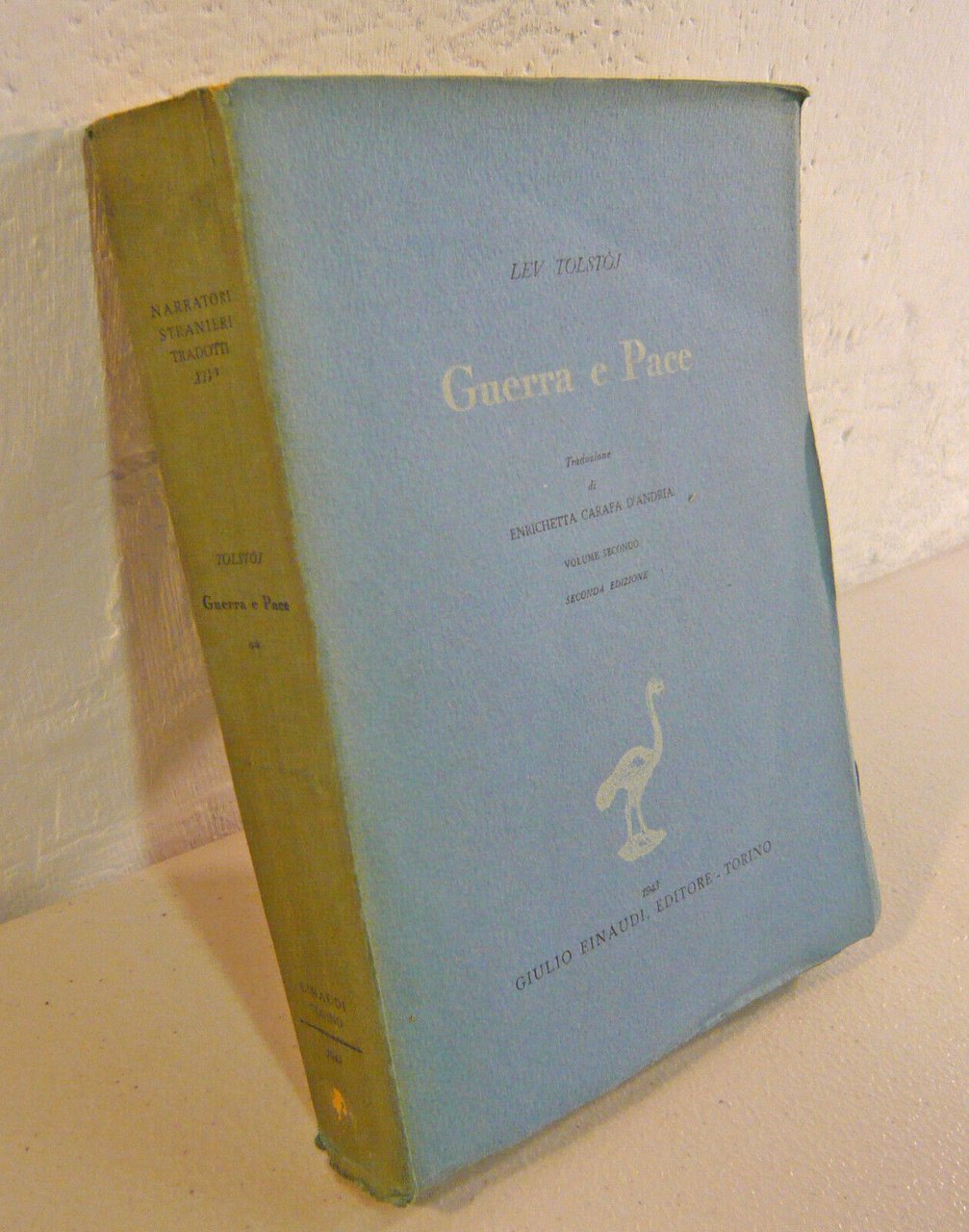 Lev Tolstoj,GUERRA E PACE.Volume secondo,1943 Einaudi