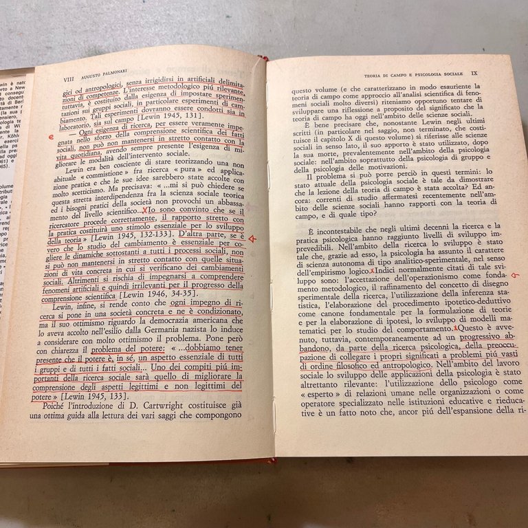 Lewin,TEORIA E SPERIMENTAZIONE IN PSICOLOGIA SOCIALE,il Mulino 1972