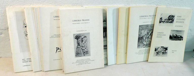 LIBRERIA ANTIQUARIA PRANDI LOTTO Cataloghi 1984[EDIZIONI LUSSO,LIBRI ILLUSTRATI