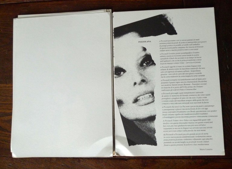 LIBRO D'ARTISTA-POZZOLANA[poesia visiva,Carmine Lubrano,Sanguineti,Diacono | Immagine Gallery 6