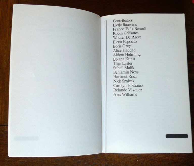 Lijster(ed.),THE FUTURE OF THE NEW ARTISTIC INNOVATION,2018 Valiz[estetica,arte