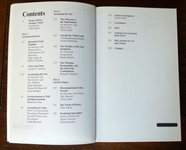 Lijster(ed.),THE FUTURE OF THE NEW ARTISTIC INNOVATION,2018 Valiz[estetica,arte