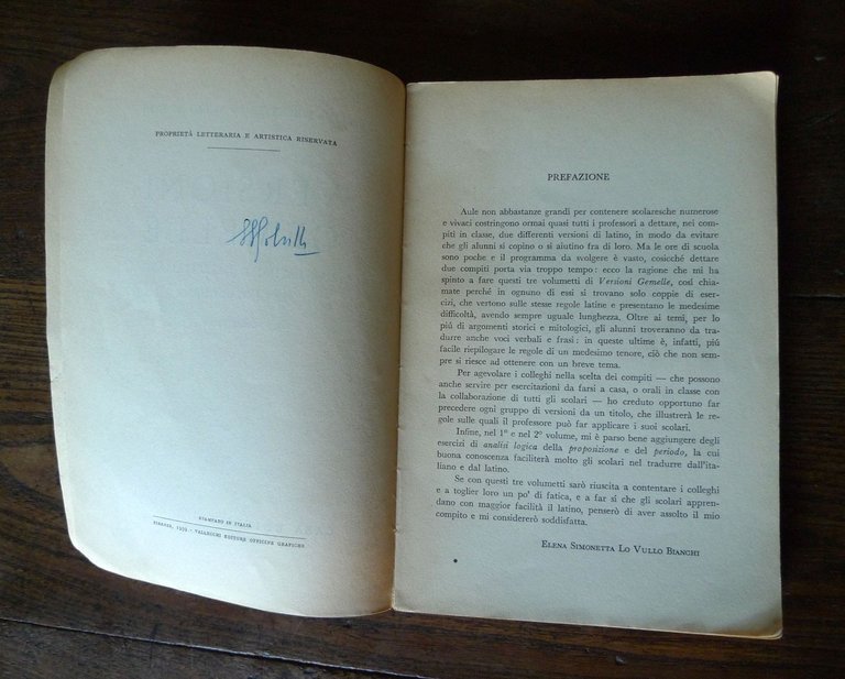 Lo Vullo Bianchi,VERSIONI GEMELLE DAL LATINO E DALL'ITALIANO I,1959[SCUOLA | Immagine Gallery 3