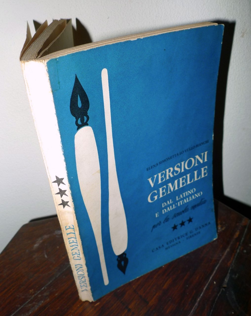 Lo Vullo Bianchi,VERSIONI GEMELLE DAL LATINO E DALL'ITALIANO III,1959[SCUOLA | Immagine principale