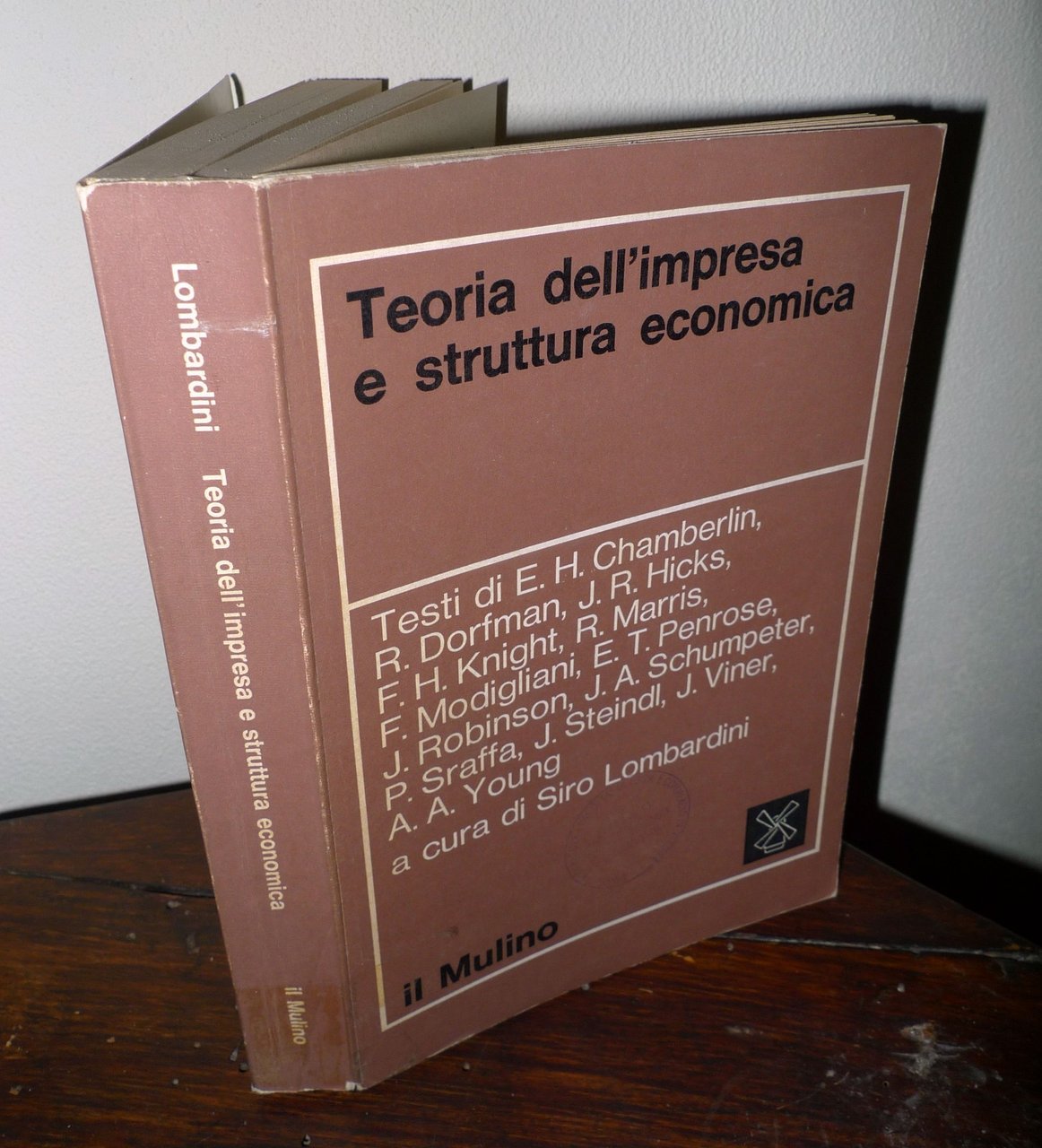 Lombardini,TEORIA DELL'IMPRESA E STRUTTURA ECONOMICA,1973 il Mulino[ECONOMIA