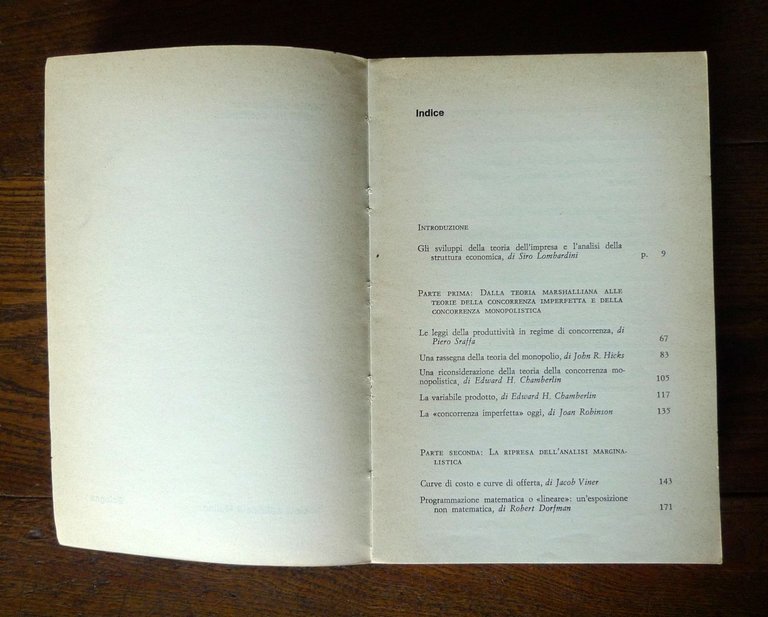 Lombardini,TEORIA DELL'IMPRESA E STRUTTURA ECONOMICA,1973 il Mulino[ECONOMIA