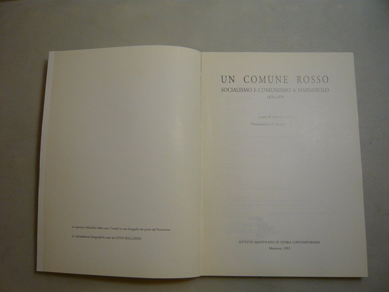 Longo,UN COMUNE ROSSO,Mantova,1993[comunismo