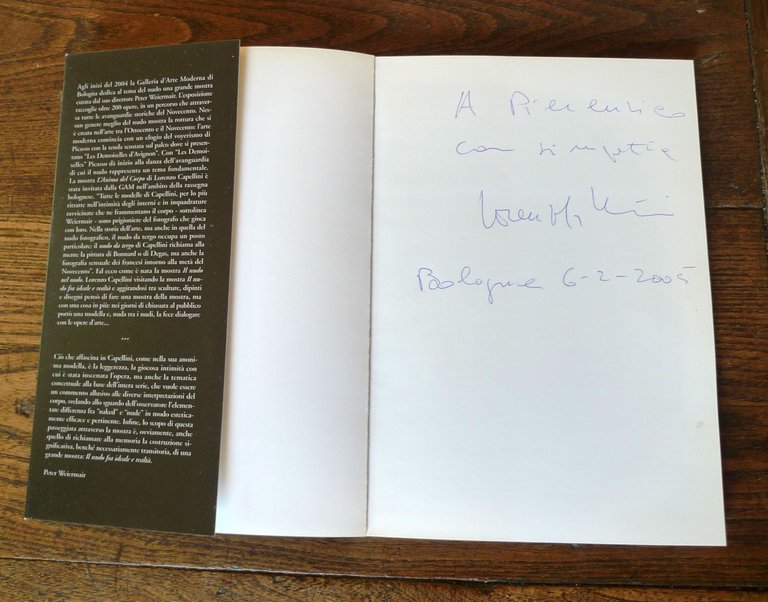 Lorenzo Capellini,IL NUDO NEL NUDO,2005 Minerva[fotografia,catalogo mostra