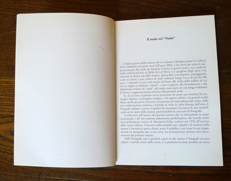 Lorenzo Capellini,IL NUDO NEL NUDO,2005 Minerva[fotografia,catalogo mostra