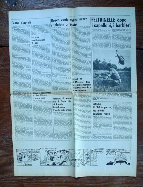 LOTTA CONTINUA Giornale Quotidiano Ann.I-N.14 Mercoledì 26 Aprile 1972[comunismo