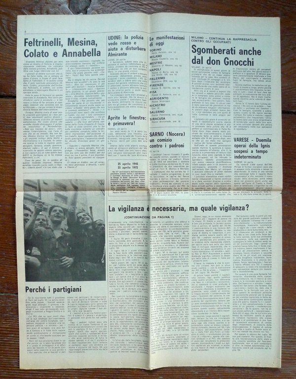 LOTTA CONTINUA Giornale Quotidiano Anno I-N.13 Martedì 25 Aprile 1972[comunismo
