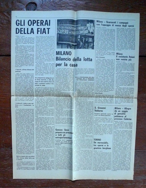 LOTTA CONTINUA Giornale Quotidiano Anno I-N.3 Giovedì 13 Aprile 1972[comunismo