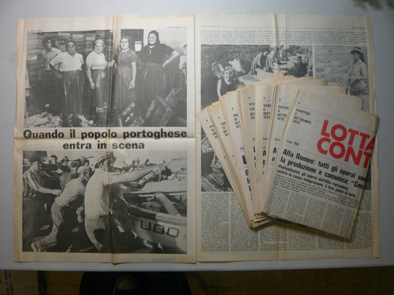 LOTTA CONTINUA.Giornale Quotidiano,Sett. 1975[politica,contestazione,movimento