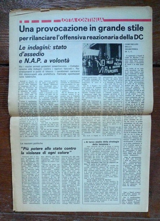 LOTTA CONTINUA.Quotidiano Anno VI-N.76 Giovedì 7 Aprile 1977[comunismo