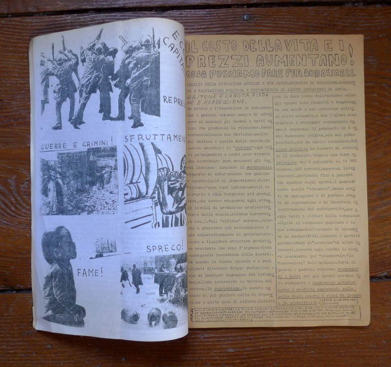 LOTTA DI CLASSE n.1 1970.GIORNALE POLITICO.CIRCOLO LENIN DI BUDRIO[comunismo