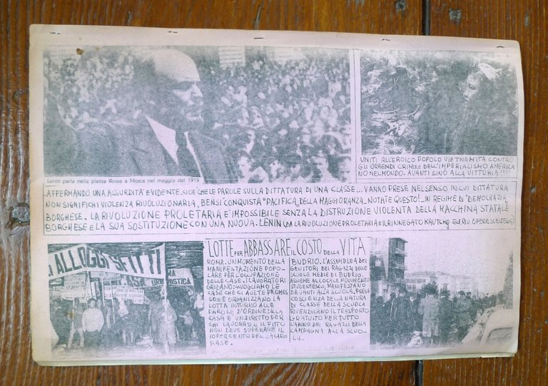 LOTTA DI CLASSE n.1 1970.GIORNALE POLITICO.CIRCOLO LENIN DI BUDRIO[comunismo