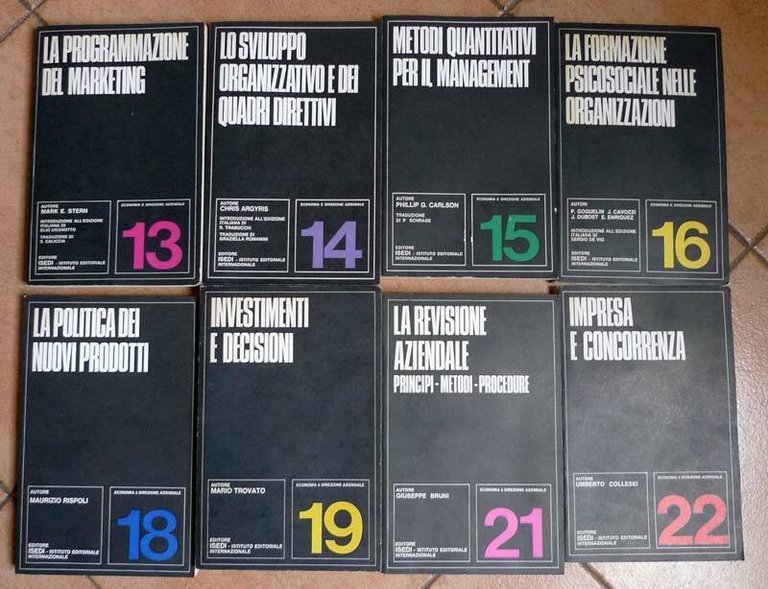 Lotto 21 ECONOMIA E DIREZIONE AZIENDALE,1971 ISEDI[management,marketing,azienda
