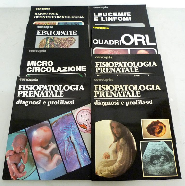 Lotto 8 vol.CONCEPTA,Angelini 1974[medicina,LEUCEMIE,FISIOPATOLOGIA PRENATALE