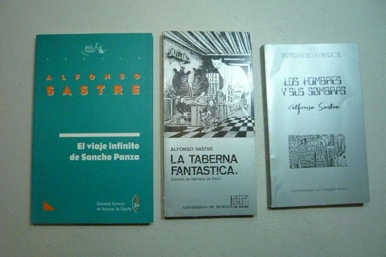 Lotto ALFONSO SASTRE[Taberna fantastica,Los hombres y sus sombras