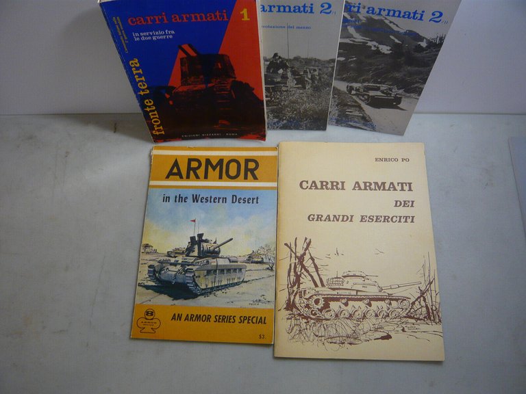 Lotto: CARRI ARMATI DEI GRANDI ESERCITI[storia militare