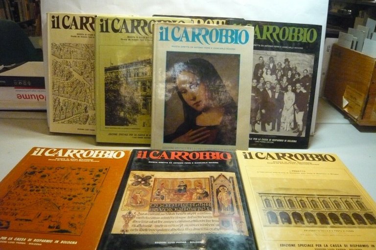 Lotto CARROBBIO.Rivista di studi bolognesi,8 v.,[Antonio Ferri,Giancarlo Roversi