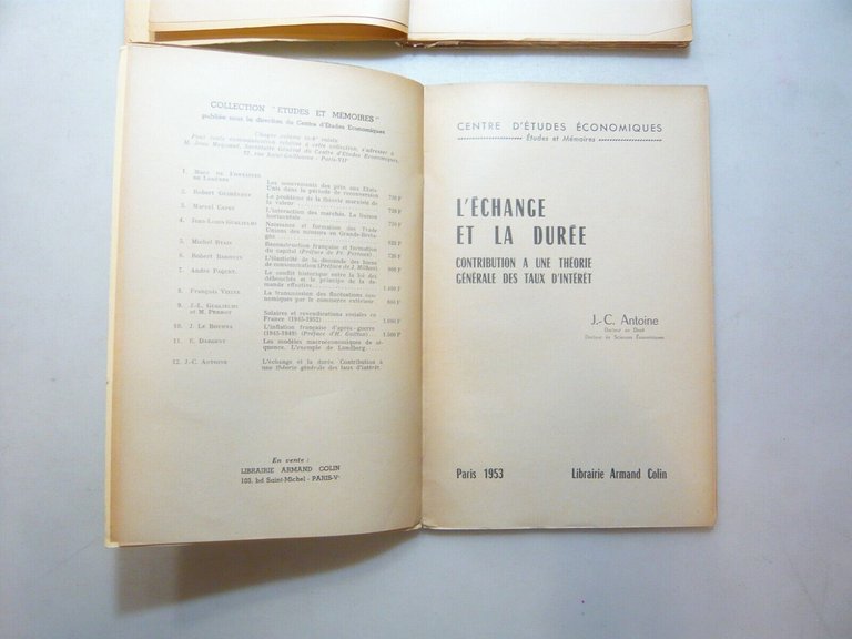 LOTTO CENTRE D’ETUDES ECONOMIQUES[Jean-Claude Antoine,Robert Badouin