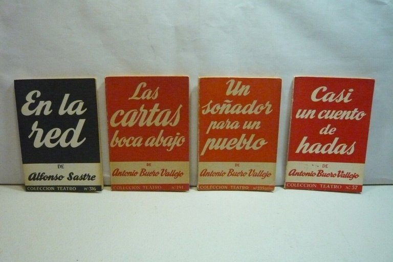 Lotto Colección Teatro:4 vol.[Antonio Buero Vallejo,Alfonso Sastre