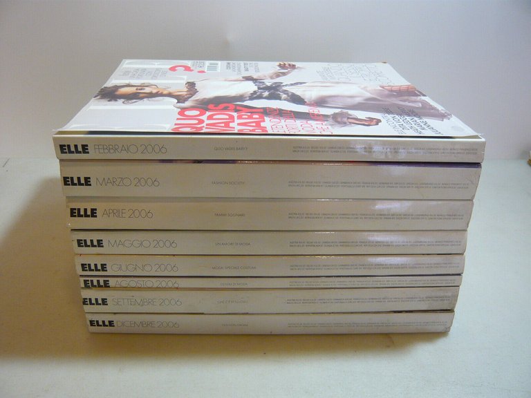 Lotto ELLE Rivista mensile di moda,edizione italiana-Milano, 2006