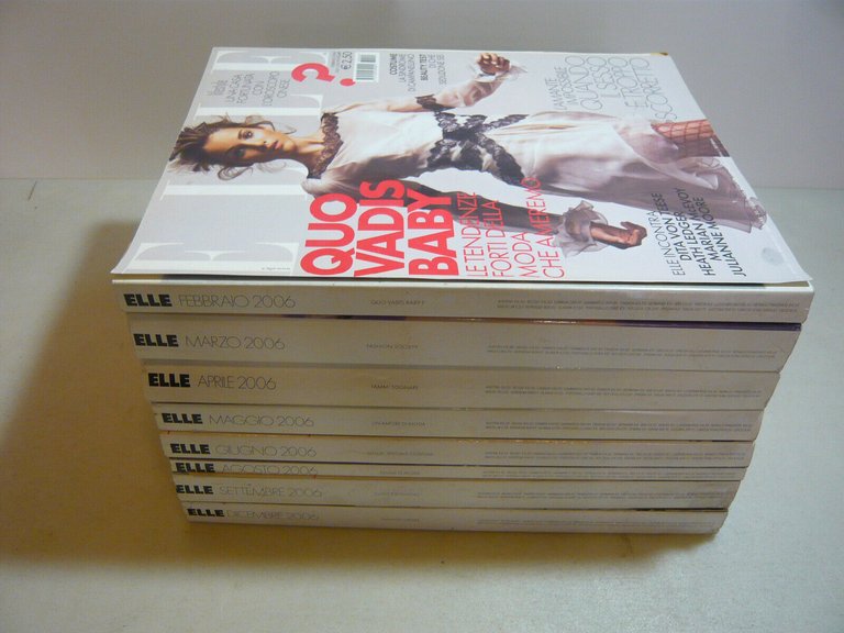 Lotto ELLE Rivista mensile di moda,edizione italiana-Milano, 2006