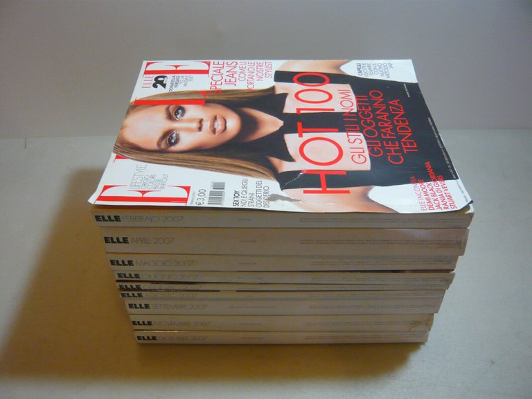 Lotto ELLE Rivista mensile di moda,edizione italiana-Milano, 2007