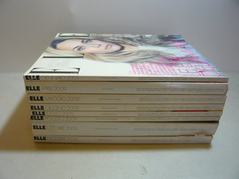 Lotto ELLE Rivista mensile di moda,edizione italiana-Milano, 2009