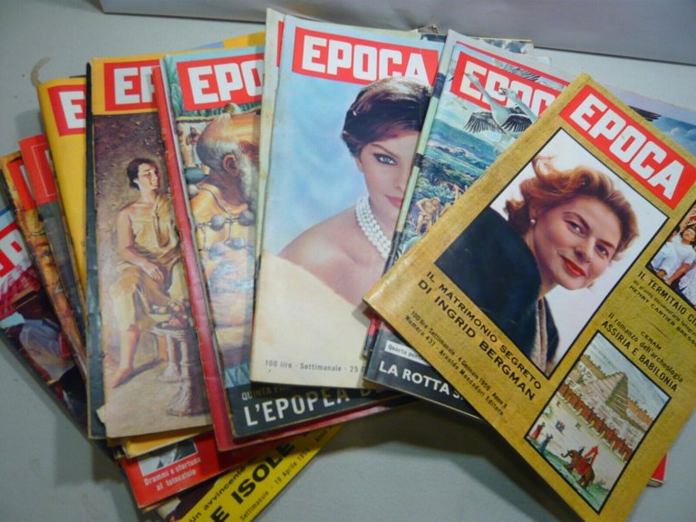 Lotto EPOCA.Settimanale politico di grande informazione, anno 1959