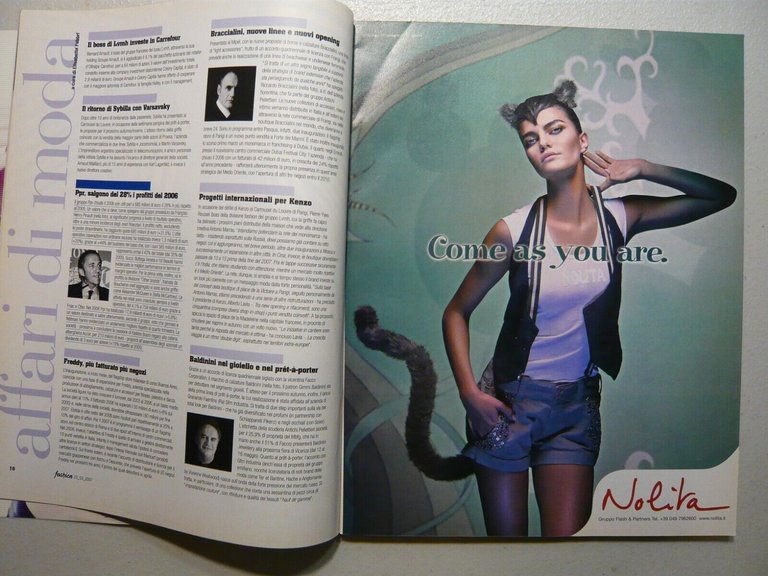 Lotto FASHION MAGAZINE.Il settimanale italiano della moda, 2007