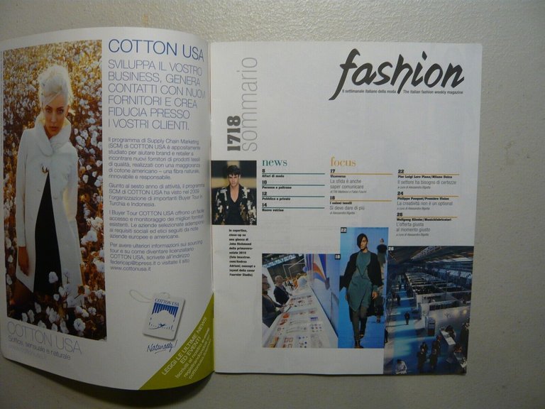 Lotto FASHION MAGAZINE.Il settimanale italiano della moda, 2009