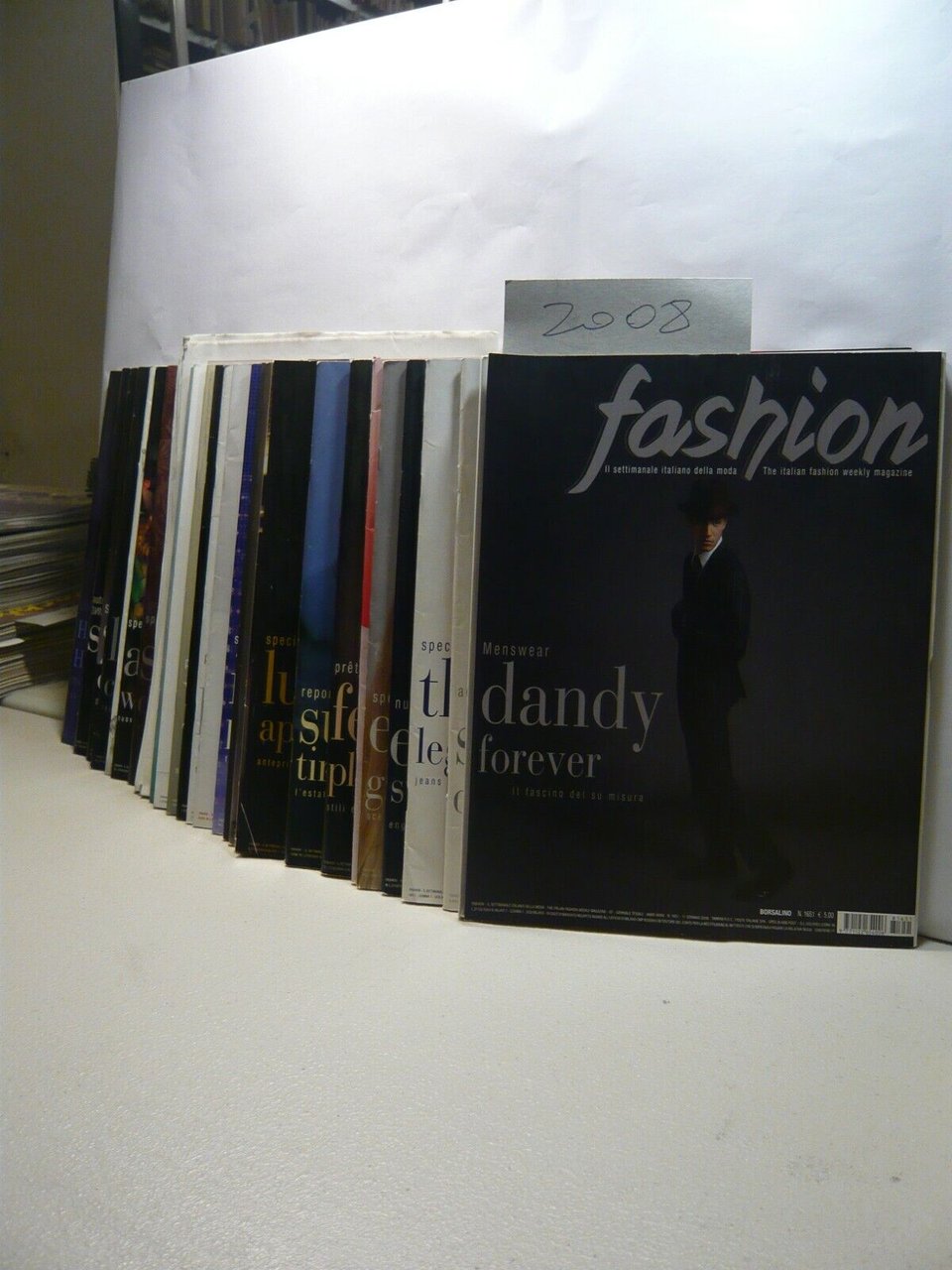 Lotto FASHION MAGAZINE. Il settimanale italiano della moda, anno 2008