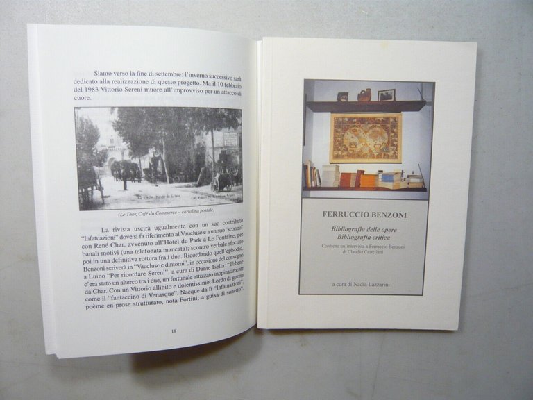 Lotto Ferruccio Benzoni,FINO AL SILENZIO,BIBLIOGRAFIA DELLE OPERE[Cesenatico
