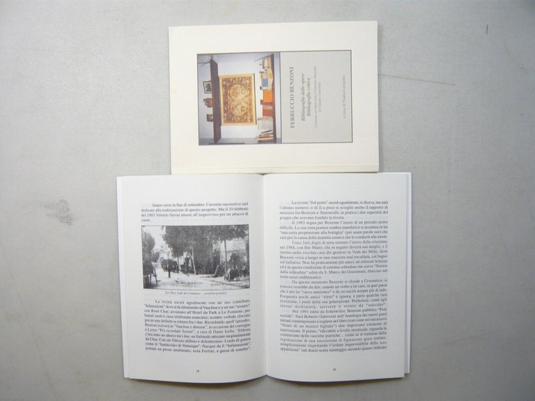 Lotto Ferruccio Benzoni,FINO AL SILENZIO,BIBLIOGRAFIA DELLE OPERE[Cesenatico