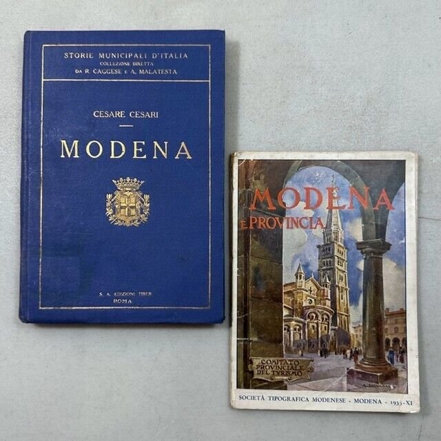 Lotto:guide di Modena 1929/1933[Cesare Cesari,A. Pedrazzi e E. Porta