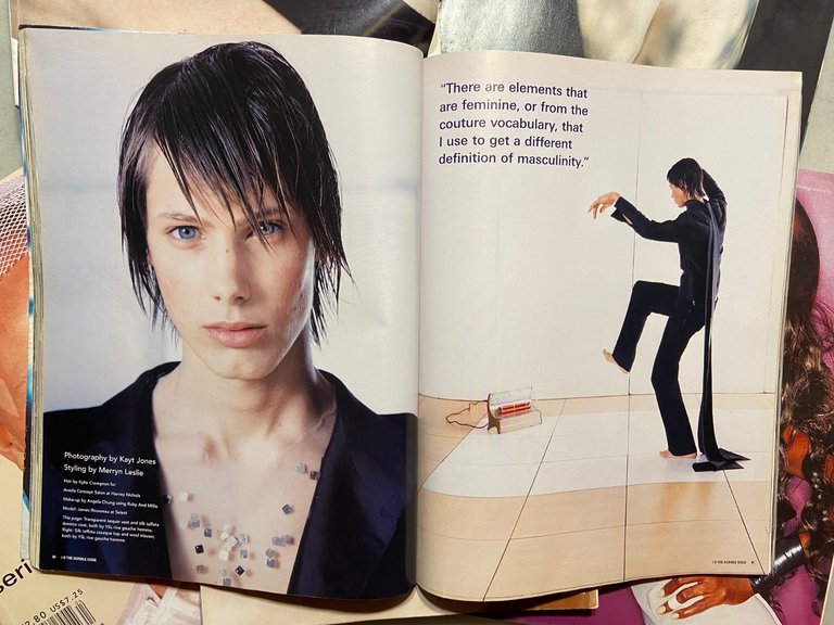 Lotto i-D MAGAZINE anno 1998/99[6 numeri,Kirsten Owen,Bridget Hall,Oluchi | Immagine Gallery 3