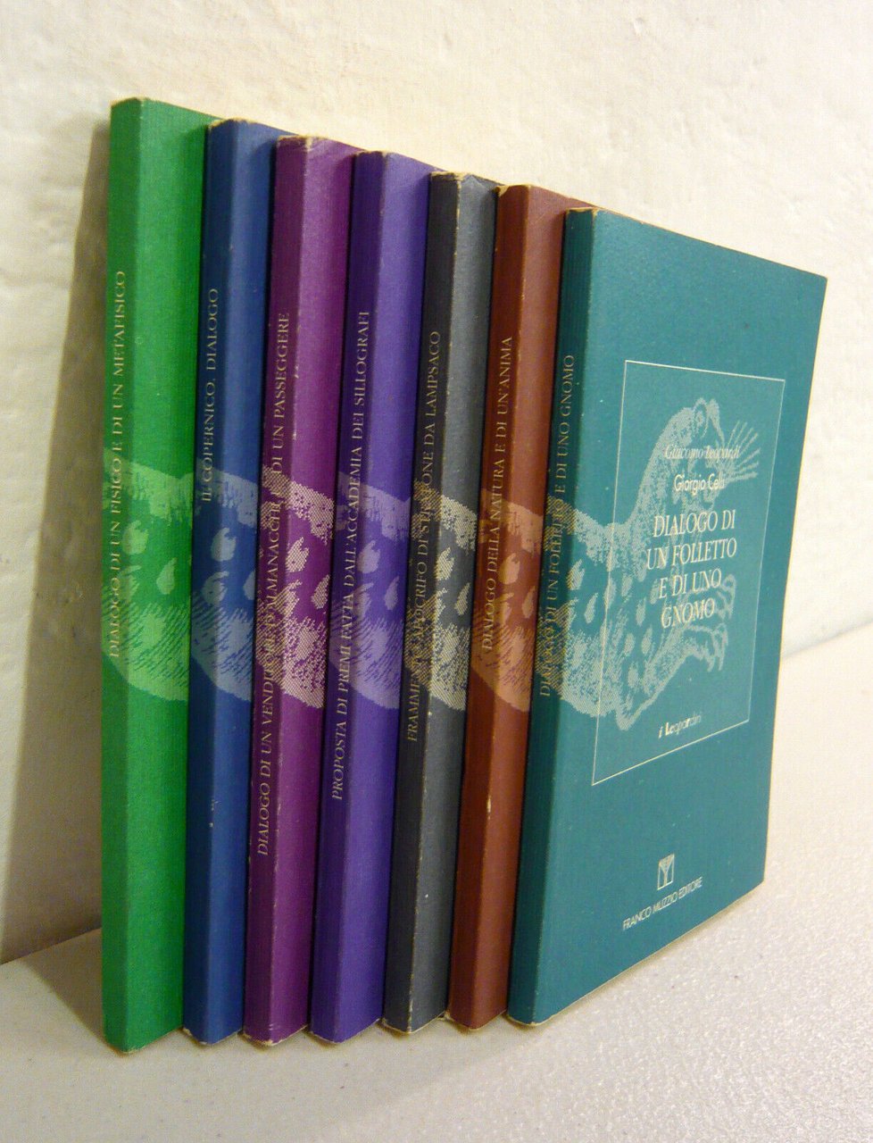 Lotto I LEOPARDINI,Muzzio 1992[Leopardi,Operette Morali,Celli,Zolla,Bellone