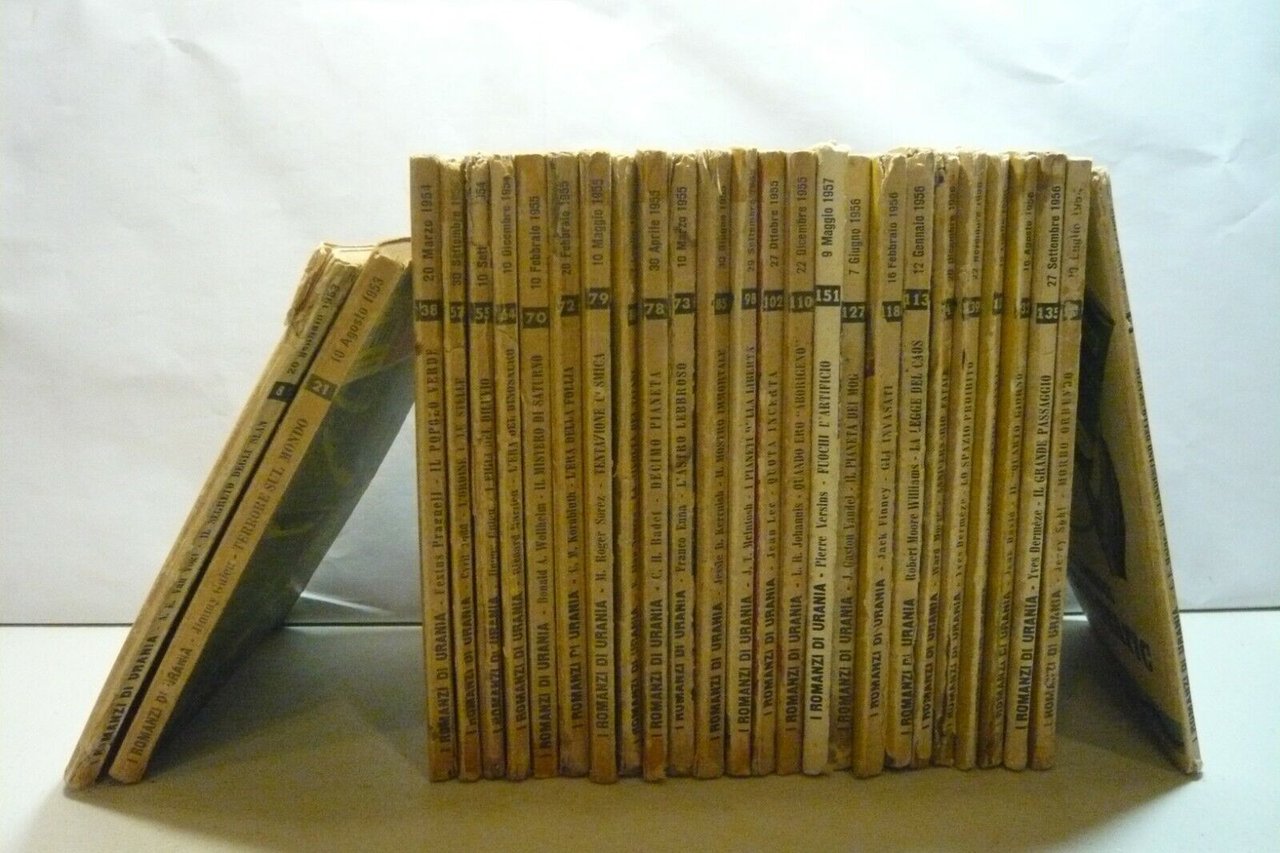 Lotto I ROMANZI DI URANIA, 26 vol., 1953-1957[Jimmy Guieu,Franco Enna,McIntosh