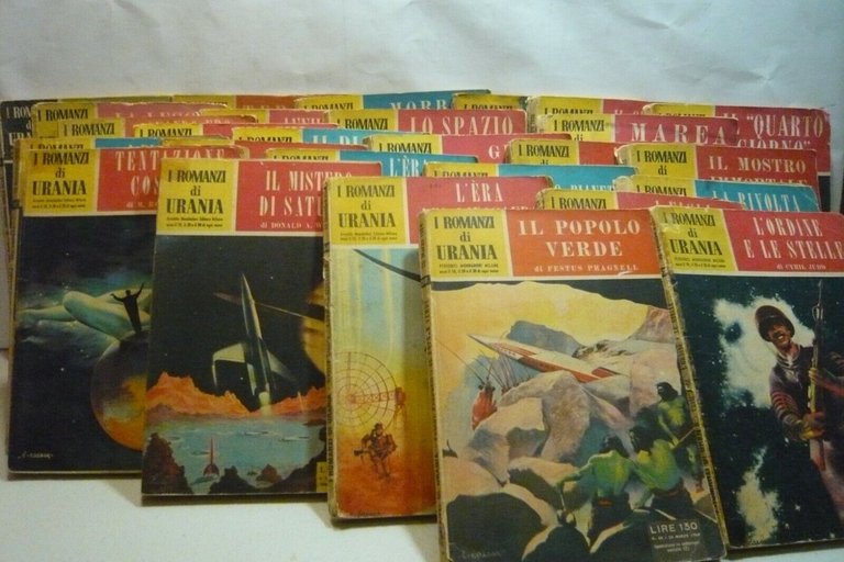 Lotto I ROMANZI DI URANIA, 26 vol., 1953-1957[Jimmy Guieu,Franco Enna,McIntosh
