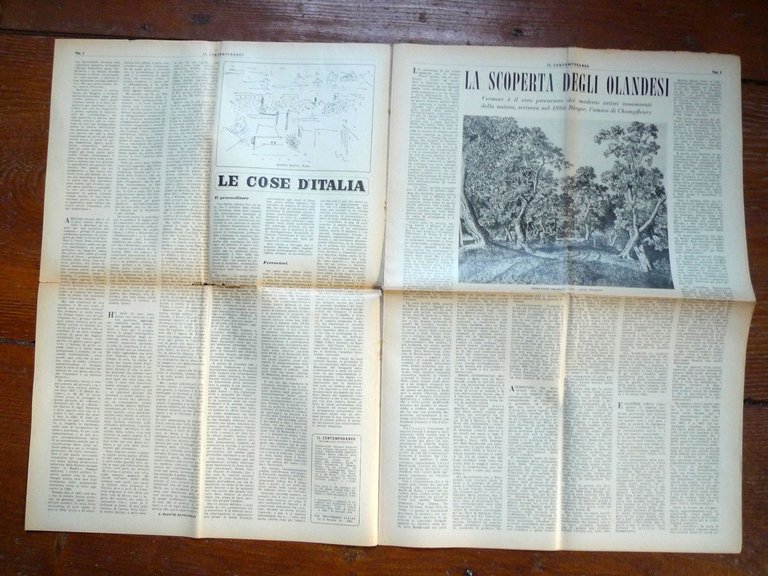 Lotto IL CONTEMPORANEO.SETTIMANALE DI CULTURA 1954-1957[Salinari,Trombadori