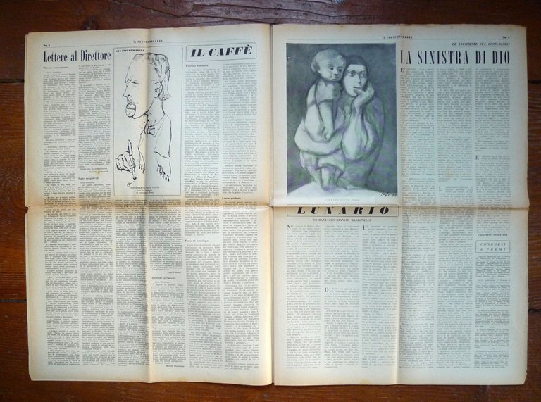 Lotto IL CONTEMPORANEO.SETTIMANALE DI CULTURA 1954-1957[Salinari,Trombadori