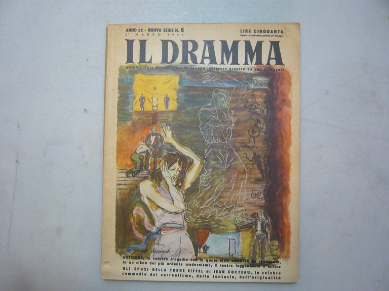 Lotto IL DRAMMA Quindicinale di commedie di grande interesse[Lucio Ridenti