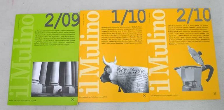 Lotto Il Mulino.Rivista bimestrale di cultura e politica,Bologna 2008,2009,2010