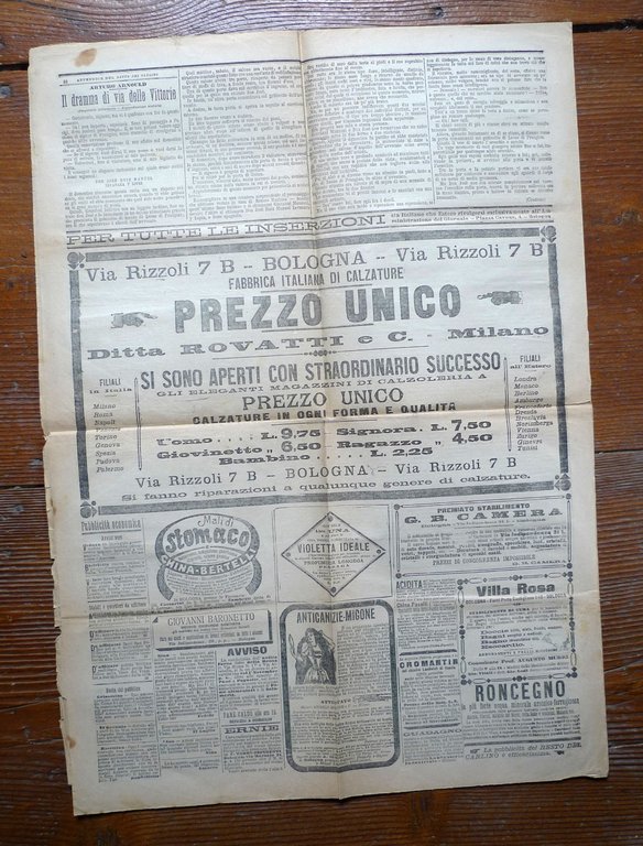 Lotto IL RESTO DEL CARLINO(LA PATRIA )GIORNALE DI BOLOGNA 1896-1903[quotidiano | Immagine Gallery 4