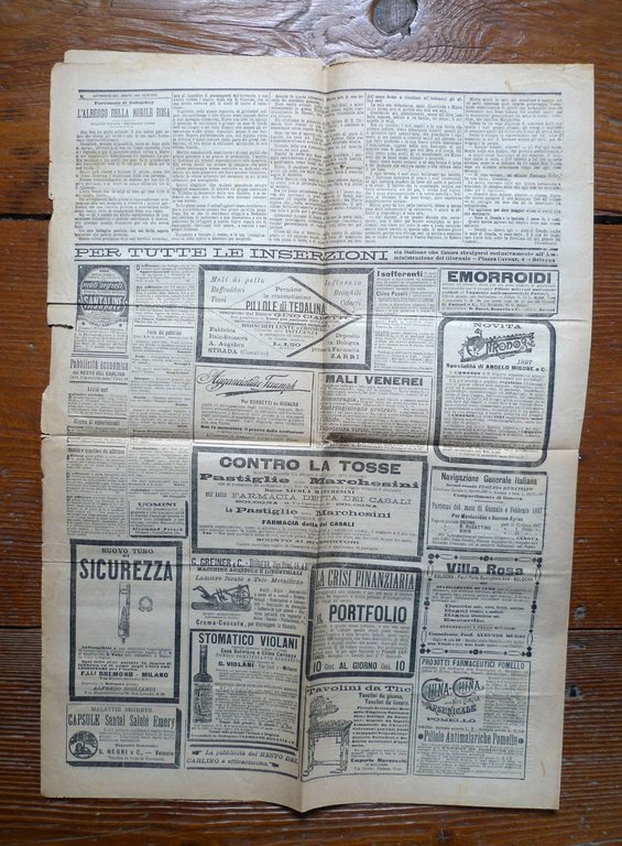 Lotto IL RESTO DEL CARLINO(LA PATRIA )GIORNALE DI BOLOGNA 1896-1903[quotidiano | Immagine Gallery 7
